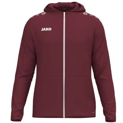 Afbeeldingen van Jas met kap One bordeaux (LEVERBAAR VANAF JANUARI 2026)